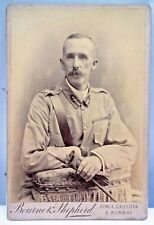 Antique Bourne & Shepherd Cabinet Photo Card English Photograph Collectible Rare picture