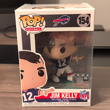 Funko Pop Vinyl: NFL Football - Jim Kelly Buffalo Bills (Vaulted) #154 picture