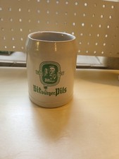 Bitburger Pils German Beer Mug 0.5L Made in West Germany Breweriana Collectible picture