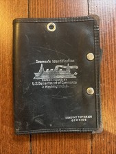 WWII Seaman's Identification Papers Wallet Merchant Sea Commerce *W/ Certificate picture