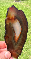 Beautiful Natural Brazilian Agate Slab - much prettier in person - 150g picture