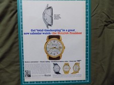 1964/1 BULOVA NEW CALENDAR WATCH picture