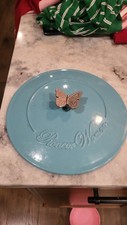 The Pioneer Woman Timeless Beauty Turquoise Cast Iron Dutch Oven Lid with picture