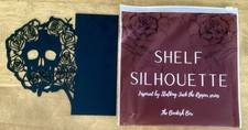 The Bookish Box Bookshelf Silhouette inspired by Stalking Jack the Ripper Series picture
