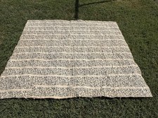 3 1900’s Midwest USA  Antique / Vtg Hand Stitched Floral Blanket Quilts Quilt picture