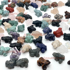 100pcs Mix Natural Quartz Crystal Frog Carved Animals Crystal Skull Wholesale picture