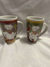 Chef Cooking Set Of Two Mugs picture