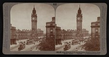 Albert Memorial, n.e. through Queen's Square to Custom House, Belfast, Ireland picture