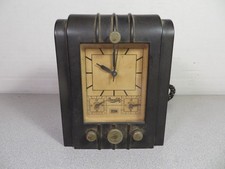 Vintage Lux Clock 'Quality' Range Timer Art Deco Bakelite Original Cord picture