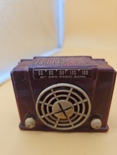 Vintage My Own Radio Bank Toy picture