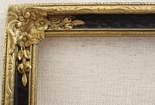 ANTIQUE FITS 9 X 12 FRENCH ARTS CRAFTS BAROQUE PICTURE FRAME ORNATE WOOD GOLD picture