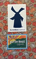 Dutch Bros Fairfield Ca Sticker HTF picture