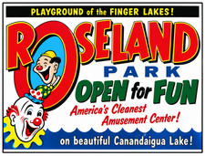 Vintage Roseland Park  Amusement Park Ad Magnet –  Canandaigua, New York picture
