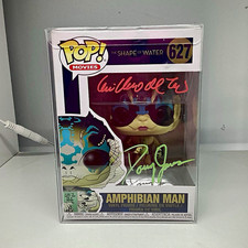 Guillermo Del Toro Doug Jones Signed Funko Pop #627 The Shape of Water Auto JSA picture