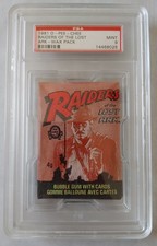1981 O-Pee-Chee OPC Indiana Jones Raiders Of The Lost Ark Wax Pack PSA 9 MINT picture