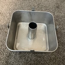 Vintage Comet Aluminum 2 Pc. Square Angel Food 9