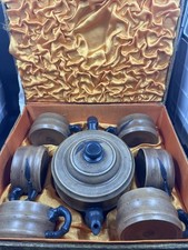 Authentic Yixing Zisha Brown Clay Tea Set - 8 Pieces Presented in Gift Box picture
