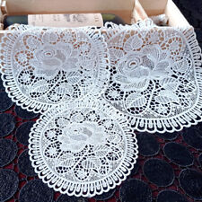 White Vintage Hand Crochet Doily Lace Doilies Round Table Mats Cloth Floral NEW picture
