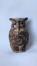 Vintage Miniature Ceramic Owl Figurine Made in JAPAN 1.5