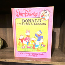 80s Vintage Walt Disney Donald Duck Learns a Lesson Fun-to-Read Library Vol. 17 picture