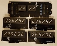 Williams System 3-6 DIY Display kit - Wolffpac - Blue digits picture