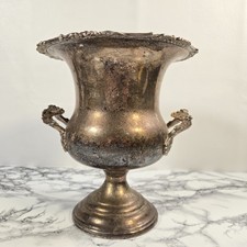 Vintage Sheridan Silver-Plated Ornate Trophy Champagne Wine Chiller Ice Bucket picture
