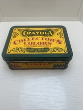 1991 Crayola Collectors Colors Limited Edition Tin Unopened Box Of 72 Crayons K4 picture