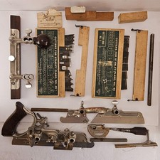 Vintage Stanley No 45 Combination Plane Set Boxed Sweetheart 7 in 1 Tool picture