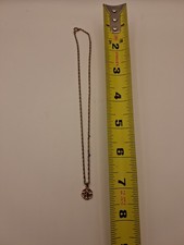 Vintage Dainty Gold Toned HD Harley Davidson Charm And Chain picture