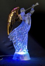 ELECTRIC-LIGHT-UP PRAYING ANGEL FIGURINE ANGELS CHERUBS FIGURINE STATUE  picture