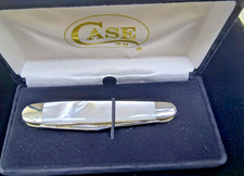 CASE XX 079 USA Sleeveboard Pen Pearl MOP Folding Pocket Knife Vintage In Box picture