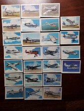 American WWII airplanes 50 cards WINGS Cigarettes 1940 Complete 1st Series set picture