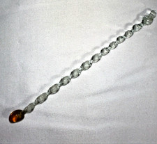 RARE Antique Clear Crystal Prisms Chandelier Lamp Parts Suncatcher 5