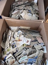500 x Original tobacco/cigarette cards Like Seen In This Photo Mainly 1930s+/- picture
