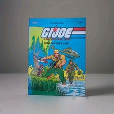 Vintage 1984 MARVEL BOOKS G.I. JOE INTO ZARTAN'S LAIR COLORING BOOK  RARE Mint picture