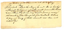 1839 Handwritten Resolution Authorizing Mayor to Borrow Mr. Stinman  Coakley picture