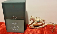 1990 LENOX ROCKING HORSE CHRISTMAS ORNAMENT IN BOX picture