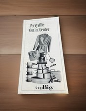 Perryville Outlet Center Discount Shopping Maryland Brochure Vintage 1990s picture