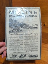 1919 OriginalAd Moline Universal Tractors Includes Saves Men And 5 Horses picture