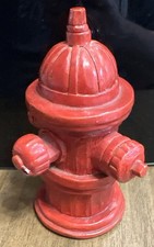 Vintage 1986 Sandicast Fire Hydrant Sculpture (Model #904) Firefighter picture