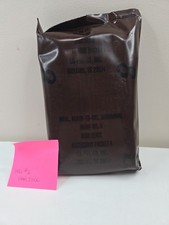 Vintage Brown Bag MRE Menu No. 8 Ham Slice | 1990s Collectible Ration |  picture