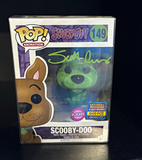 Funko Pop Vinyl Scooby-Doo Flocked #149 SDCC 2017 Limited Autographed Figure picture