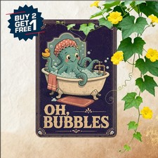 Well Crap Funny Bathroom Toilet Humor Sign Vintage Metal Tin Wall Plaque picture