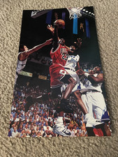 Vintage 1998 NIKE AIR JORDAN XIII 13 Shoes Poster Print Ad MICHAEL JORDAN BLACK picture