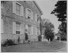 Photo:Martin Van Buren, residence in Kinderhook, New York. East facade picture