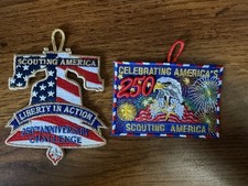 Scouting America Celebrates USA 250th Anniversary Patch Set Liberty In Action picture