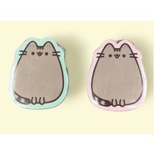 Pusheen the Cat Compressed Towels 2 Pk Kawaii Travel Towels Expandable Cute Gift picture