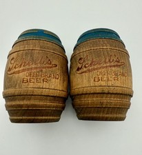 Schell’s Deer Brand Beer Mini Wooden Keg Salt Pepper Shakers New Ulm MN Rare picture