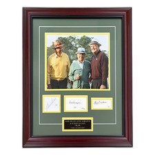 Sam Snead, Gene Sarazen And Byron Nelson Autographed Masters The Starters Deluxe picture