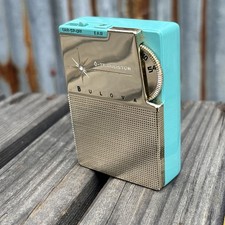 BULOVA 670 Transistor Radio - BURGUNDY JAPAN picture